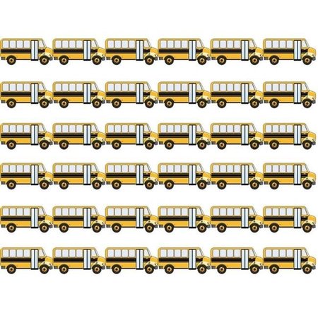 HYGLOSS PRODUCTS Hygloss Products HYG33660-6 School Bus Die Cut Border - Pack of 6 HYG33660-6